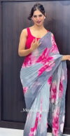 Vivera Organza Printed Partywear Saree Wholesale Market In Surat With Price